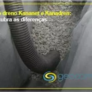 Diferenças entre os tubos drenos Kananet e Kanadren