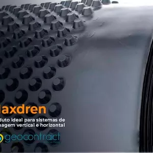 Conheça o MaxDren: produto ideal para sistemas de drenagem vertical e horizontal