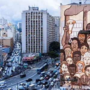 Lama de Brumadinho vira homenagem em prédio de São Paulo