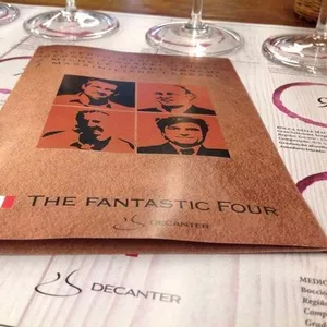 The Fantastic Four: A importadora Decanter apresenta os quatro produtores italianos fantásticos